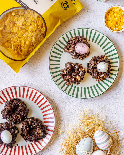 Nids croustillants aux Corn Flakes et au chocolat