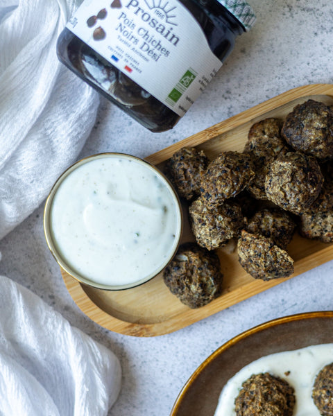 Falafels aux pois chiches noirs