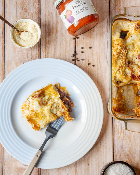 Lasagnes aux aubergines à la tomate