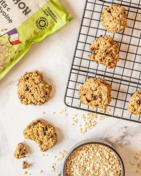 Cookies aux Petits Flocons d’Avoine, miel et lavande