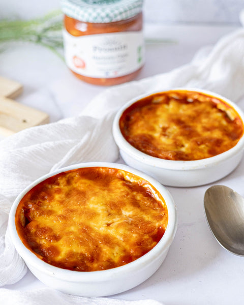 Gratin de haricots coco à la tomate
