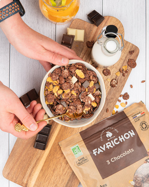 Organic 3-Chocolate Flakes