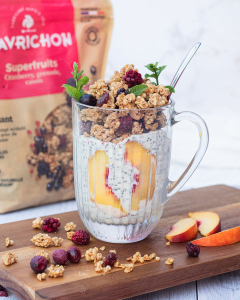 Muesli Croustillant Superfruits Cranberry, grenade, cassis bio