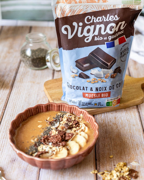 Muesli Bio Pépites & Flocons Chocolat noix de coco