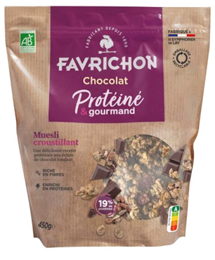 Muesli croustillant protéiné chocolat 