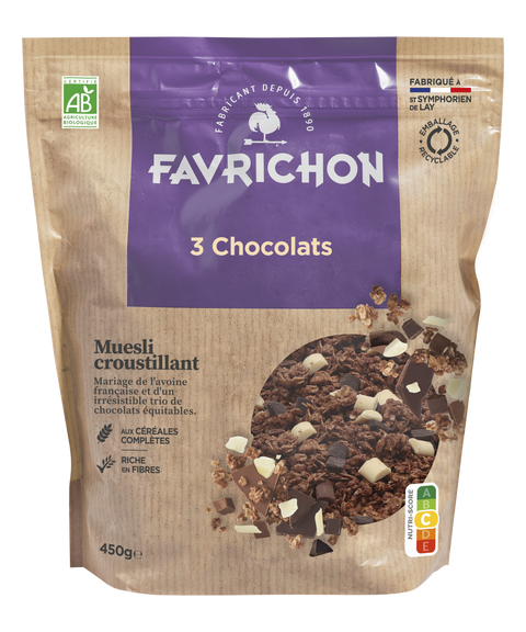 Muesli croustillant 3 chocolats