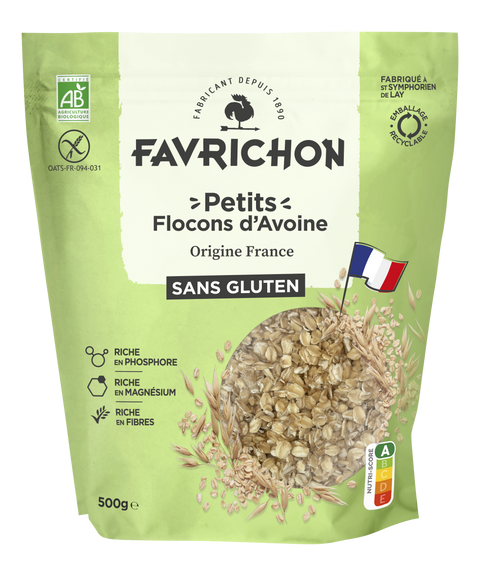 Petits Flocons d’Avoine Sans Gluten Bio