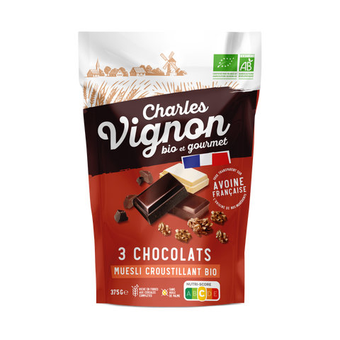 Muesli Bio Croustillant 3 Chocolats