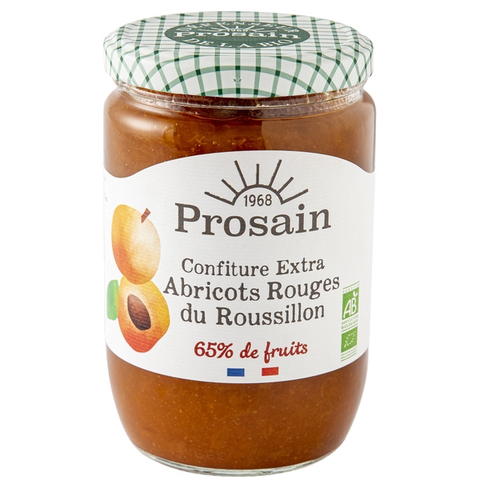 Confiture extra d'Abricots rouges du Roussillon - 65% de fruits bio
