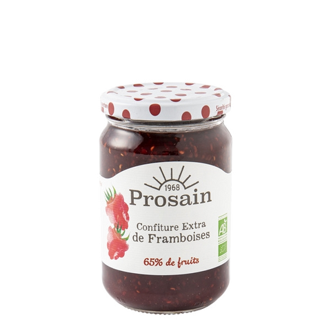 Confiture extra de Framboises - 65% de fruits bio