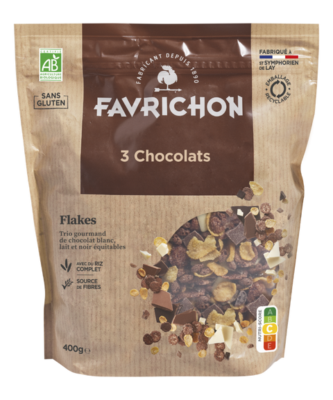 Flakes 3 chocolats bio