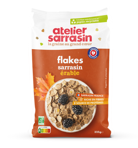 Flakes – Pétales de sarrasin érable bio