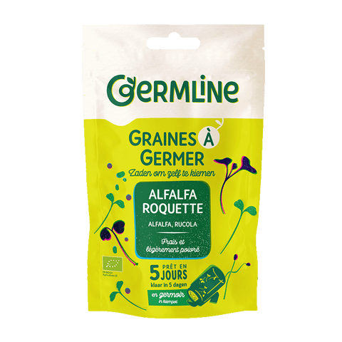 Graines à germer alfalfa - roquette bio (origine France) 