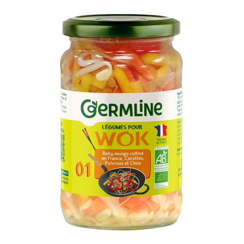 Wok N°1 bio – Carotte, Poivrons, Chou