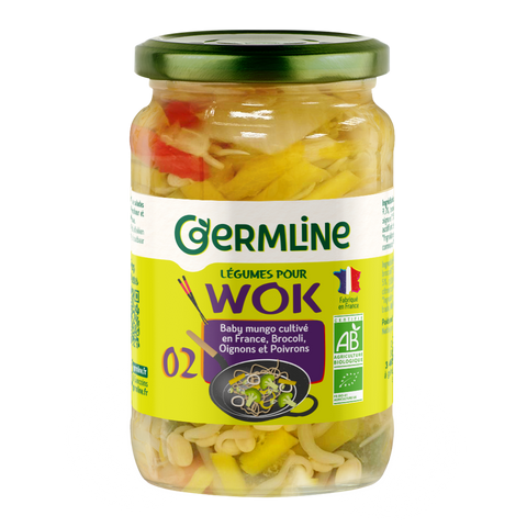 Wok N°2 bio – Brocoli, Oignons, Poivrons