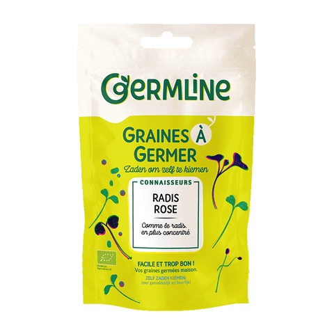 Graines à germer radis rose bio