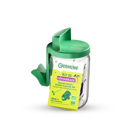 Kit de démarrage : Germoir Bocal & graines à germer bio