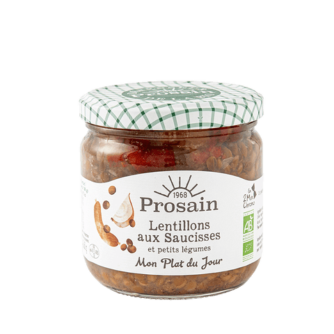 Lentilles aux Saucisses Bio