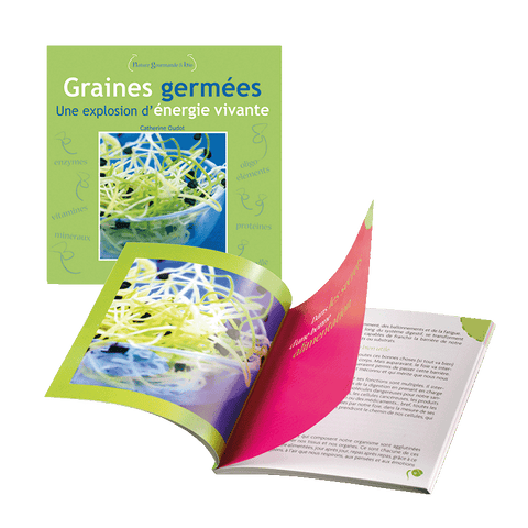 Livre les graines germées - une explosion d'énergie vivante de C.Oudot