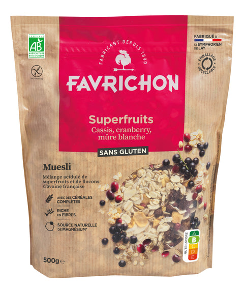 Organic superfruit muesli