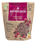 Muesli croustillant framboise & chocolat bio