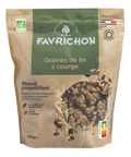 Muesli croustillant graines de lin & courges bio