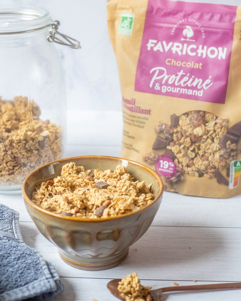 Muesli croustillant protéiné chocolat bio
