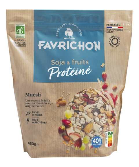 Muesli protéiné soja & fruits bio
