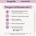 Overnight Oats Pomme Myrtille bio
