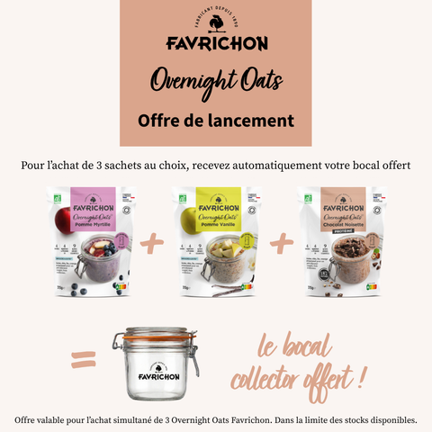 Overnight Oats Protéiné Chocolat Noisette bio