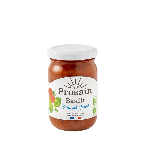 Sauce Tomate Basilic Bio Sans Sel Ajouté