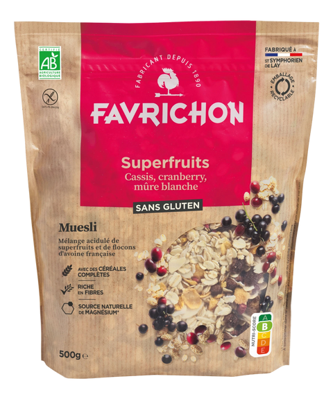 Organic superfruit muesli
