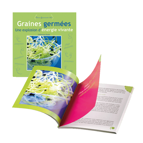 Livre les graines germées - une explosion d'énergie vivante de C.Oudot