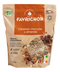 Muesli croustillant caramel, chocolat & amande 