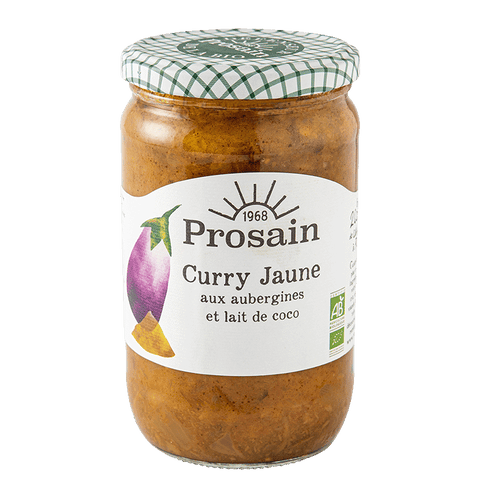 CURRY JAUNE AUBERGINES GM